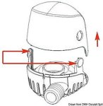 Osculati - Pompa Whale Orca 950 GPH 12 V